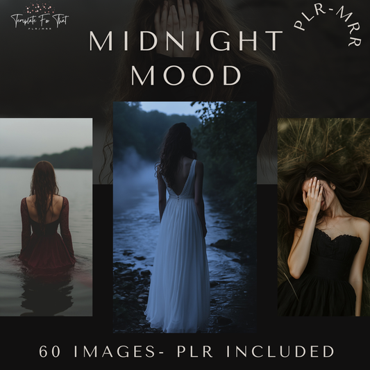 Midnight Mood Photo Bank with PLR