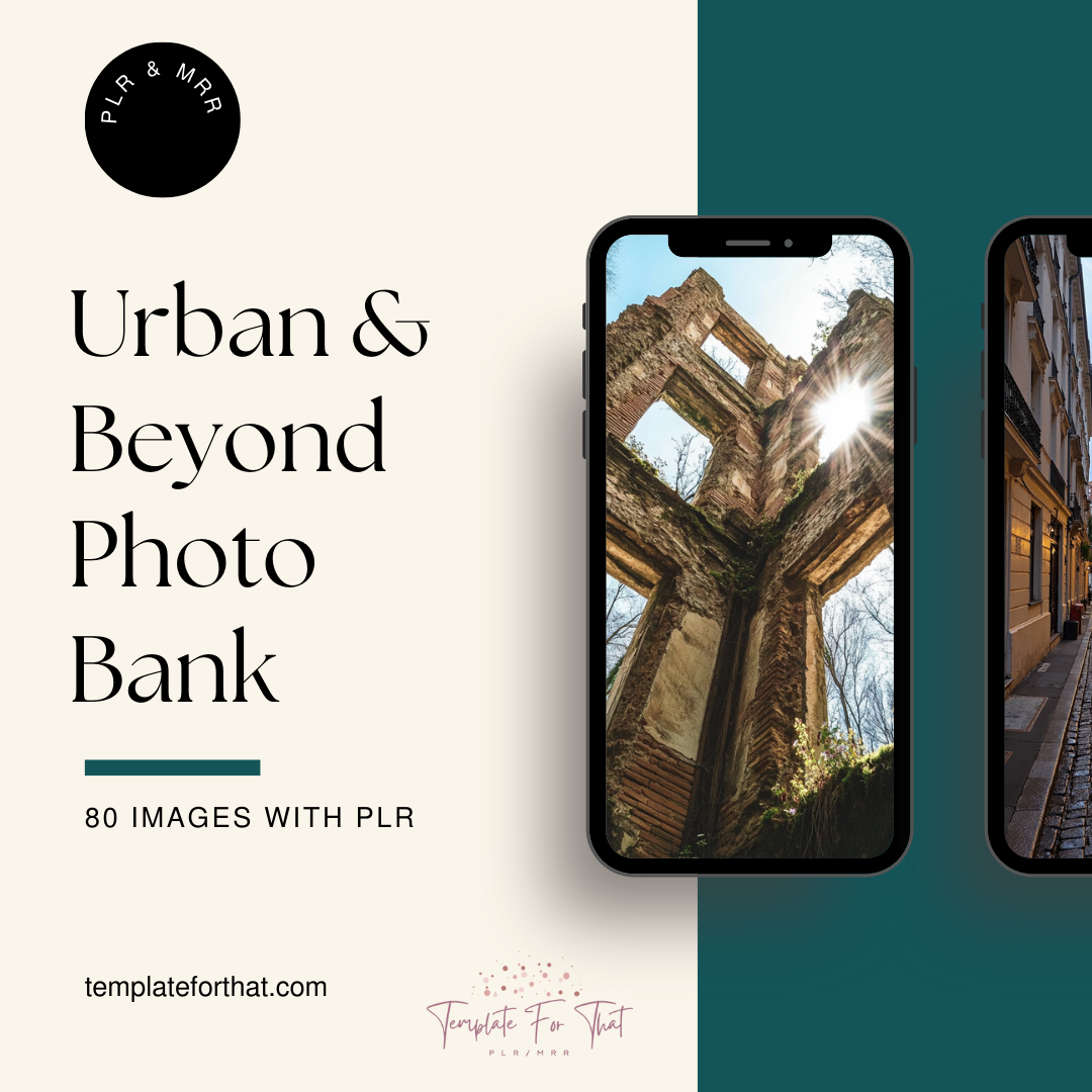 Urban & Beyond Image Bank with PLR