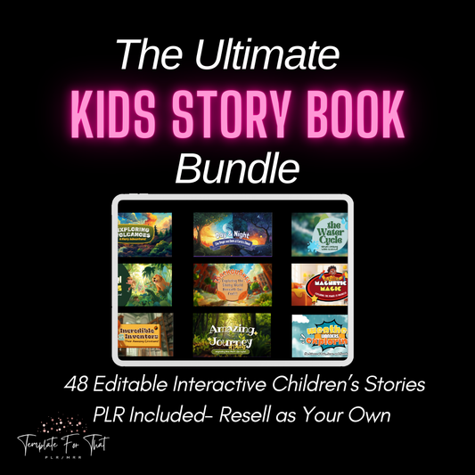 The Ultimate Kids Story Book Bundle with PLR