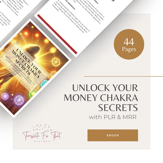 Unlock Your money chakra eBook with MRR