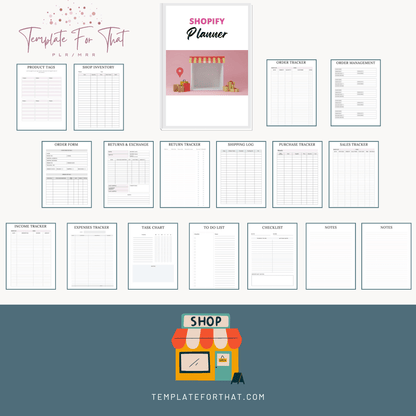 MRR printable Shopify Planner 