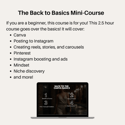 Back to Basics Mini Course with PLR & MRR 