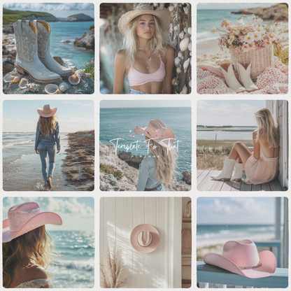 Summer Cowgirl Vibes Photo Bank with PLR/MRR