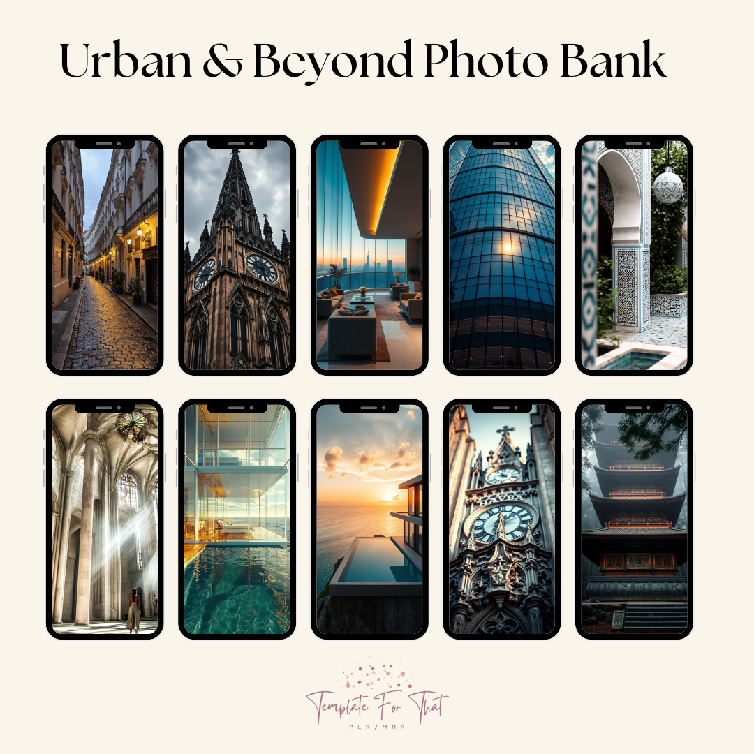 Urban & Beyond Image Bank with PLR