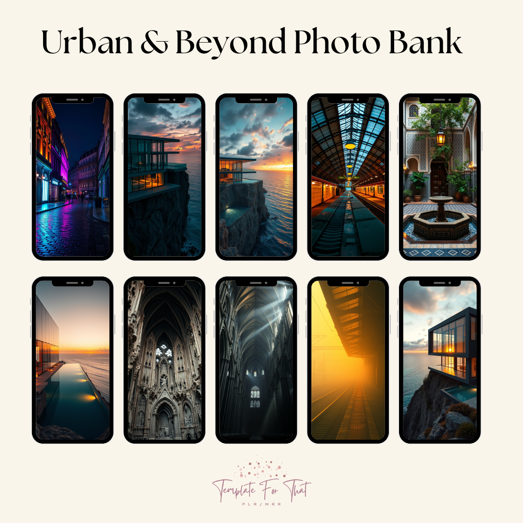 Urban & Beyond Image Bank with PLR