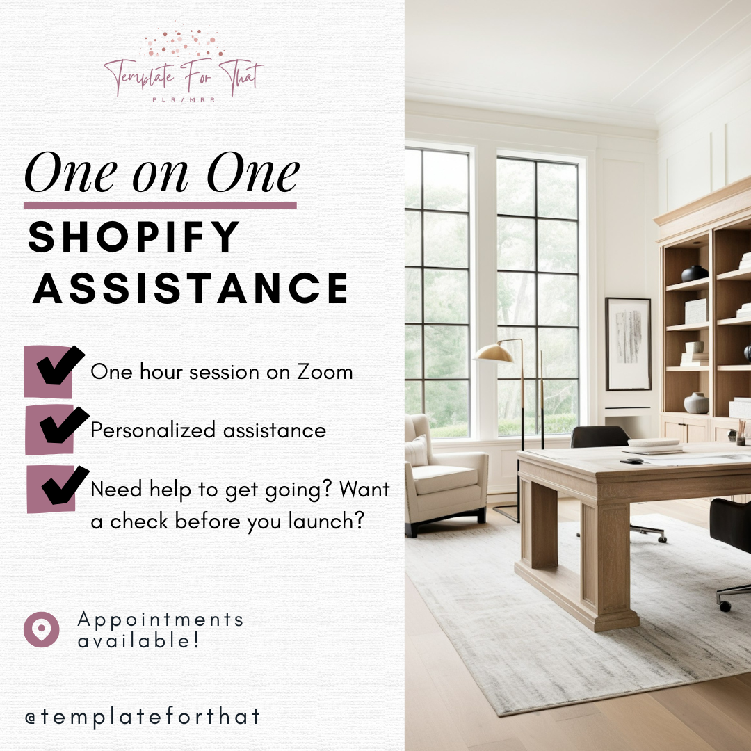 Shopify Assistance: One-on-One