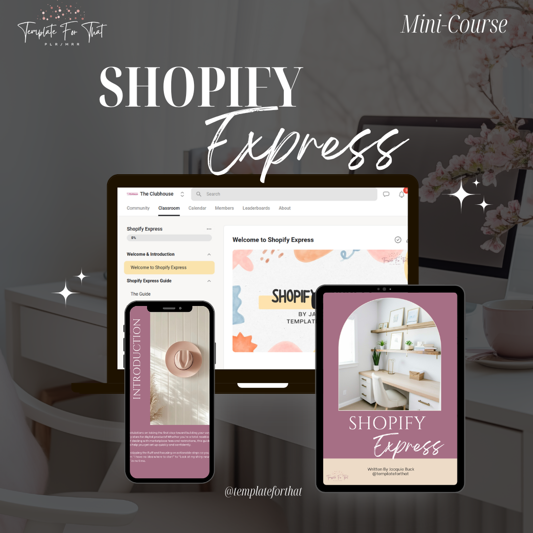 Shopify Express: Mini-Course, Affiliate Course